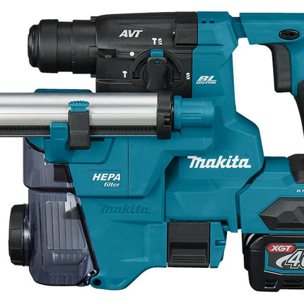 Makita HR010GD201 40V Max Combihamer 2.5Ah Accust Stofafzuiging