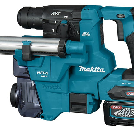 Makita HR010GD201 40V Max Combihamer 2.5Ah Accust Stofafzuiging