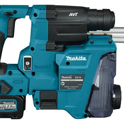 Makita HR010GD201 40V Max Combihamer 2.5Ah Accust Stofafzuiging