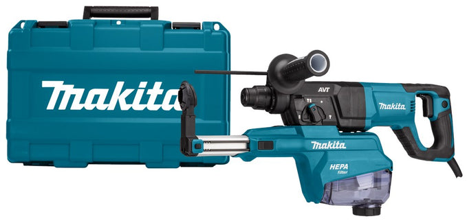 Makita HR2663 230V Combihamer 230V met Stofafzuiging in Koffer