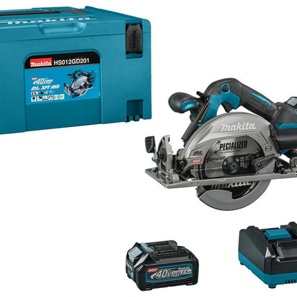 Makita HS012GD201 40V Max Cirkelzaag 165 mm