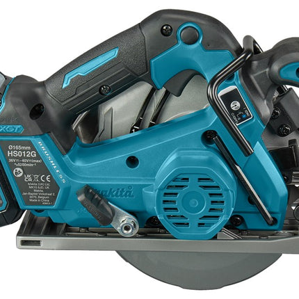 Makita HS012GD201 40V Max Cirkelzaag 165 mm