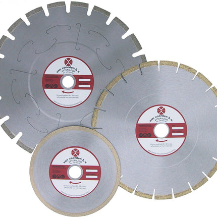 Van Voorden Industrieblad 430X 300mm AS 25,4mm Diamantblad met Waterkoeling – 242307