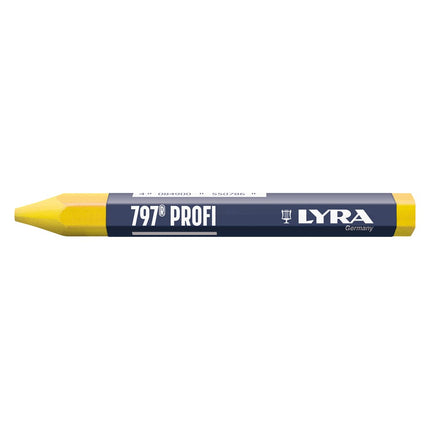 Lyra Merkkrijt Zeskant Geel 12st per DOOS – 4084900550212