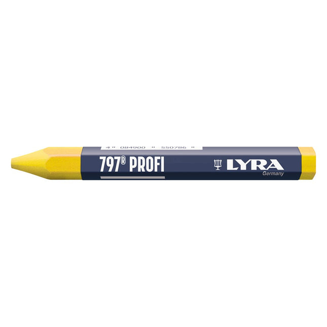 Lyra Merkkrijt Zeskant Geel 12st per DOOS – 4084900550212