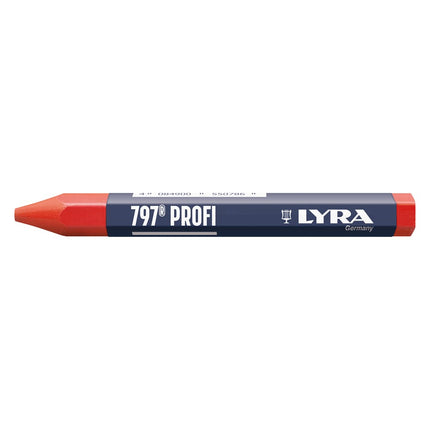 Lyra Merkkrijt Zeskant ROOD 12st in DOOS – 4084900550236