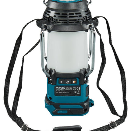 Makita MR010GZ 40V Max Camping Lamp met Radio en Bluetooth