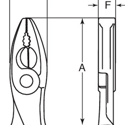 Bahco Combinatietang ALBR 160mm – NS400-160