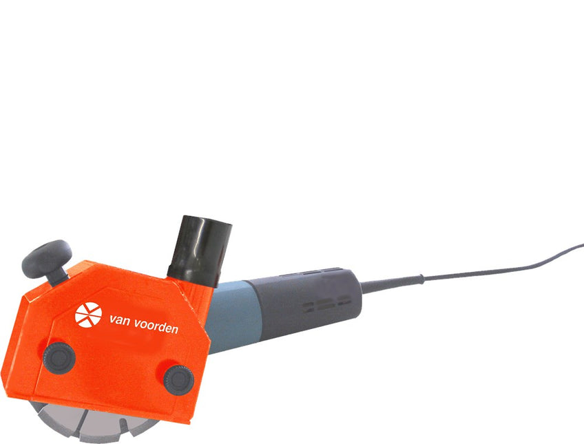 Van Voorden NOVUS-M 1400W SLEUVENFREES D.130 230V   INCL. KUNSTSTOF KOFFER