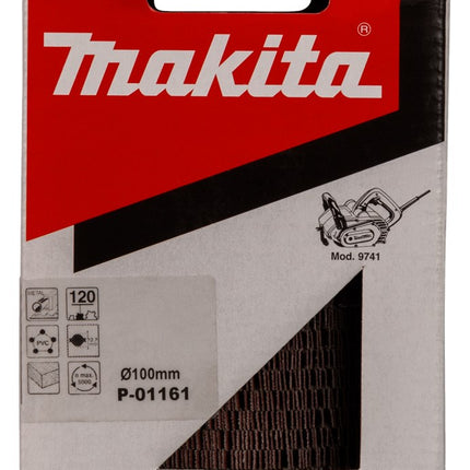 Makita Lamellen Schuurrol 100X120mm K120 Red – P-01161