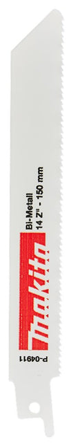 Makita ReciproZaagblad 130 met S922BF Reciprozaagblad Metaal – P-04911