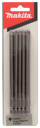 Makita BIT POZIDRIVE 141MM NO 2 - 6MM - 10 ST