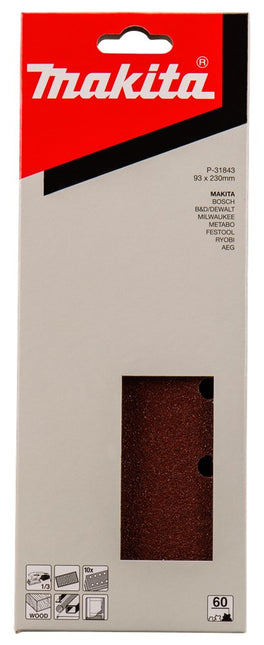 Makita Schuurvel K60 228X93 Red G. Geperforeerd – P-31843