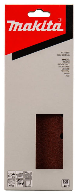Makita Schuurvel K100 228X93 Red G. Geperforeerd – P-31865