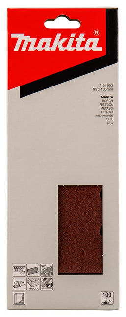 Makita Schuurvel K100 185X93 Red V. Velcro – P-31902
