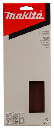 Makita Schuurvel K150 280X115 Red – P-32998