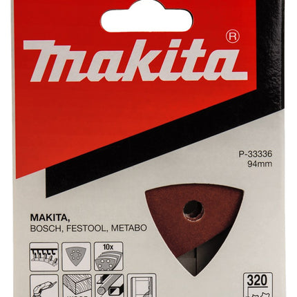 Makita Schuurpapier K320 93mm Schuurvel 3-K Red V. – P-33336