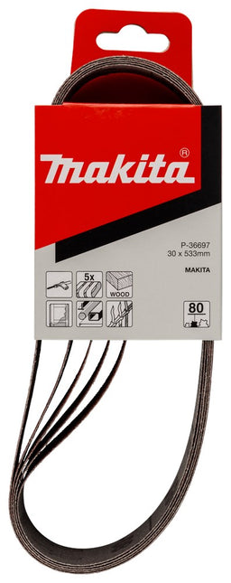 Makita Schuurband K80 533X30 Red – P-36697