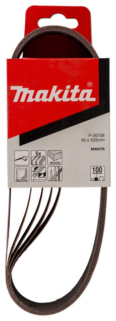 Makita Schuurband K100 533X30 Red – P-36706
