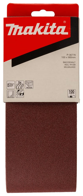 Makita Schuurband K100 560X100 Red – P-36778