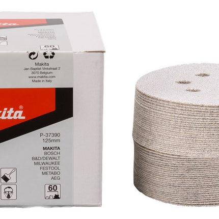 Makita Schuurschijf 125mm K60 White Velcro – P-37390