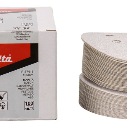 Makita Schuurschijf 125mm K100 White Velcro – P-37415