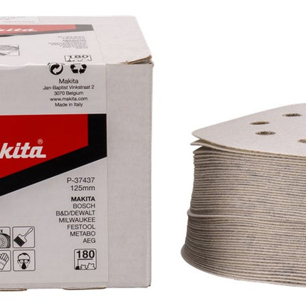 Makita Schuurschijf 125mm K180 White Velcro – P-37437