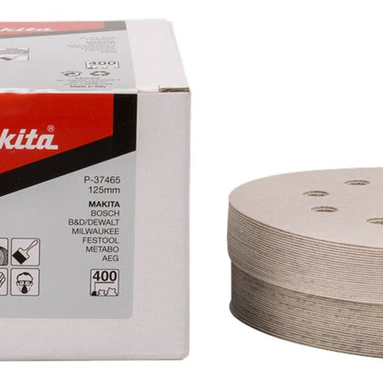 Makita Schuurschijf 125mm K400 White Velcro – P-37465