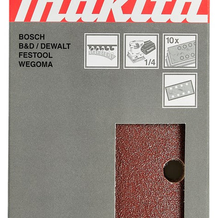 Makita Schuurvel 80X166mm K80 Red Velcro 80X166 V. – P-42313