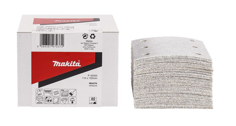 Makita Schuurvel K40 114X102 WH – P-42503