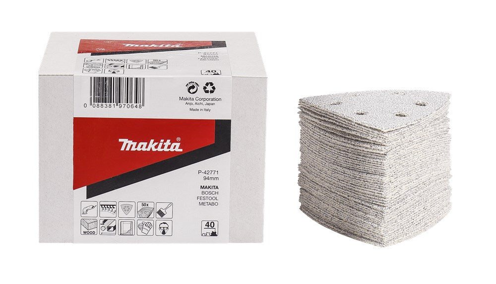 Makita Schuurvel 3-K K40 White V. Velcro – P-42771