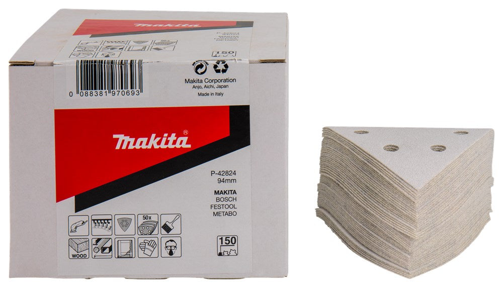 Makita Schuurvel 3-K K150 White V. Velcro – P-42824