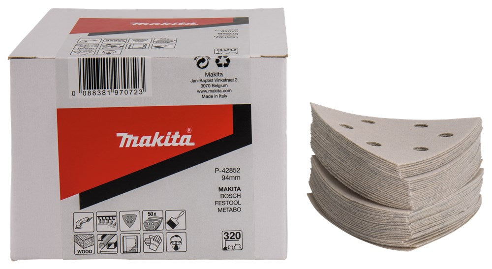 Makita Schuurvel 3-K K320 White V. Velcro – P-42852