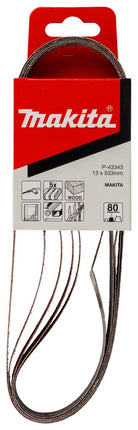 Makita Schuurband 13X533mm K80 ROOD – P-43343