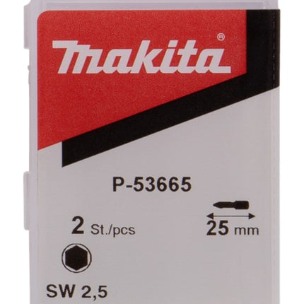 Makita Schroefbit IB2,5X25mm – P-53665