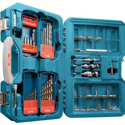 Makita BOOR-/schroefbitset 104-Delig Boor/bitset – P-71065