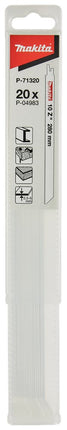 Makita Reciprozaagblad Metaal 260mm ReciproZaagblad 260 Met. 20ST. – P-71320