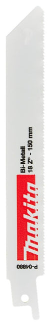 Makita Reciprozaagblad Metaal 132mm Rec.Zaagblad 180 Met. S1122AF 20S – P-71358