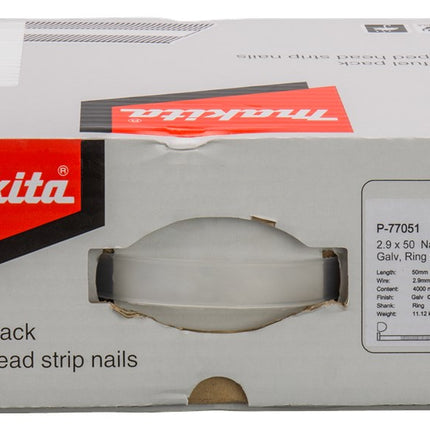Makita Nagel Ring 2,9X7,2X51mm GEG Hout 2,9X51mm – P-77051