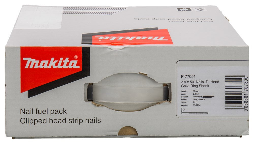 Makita Nagel Ring 2,9X7,2X51mm GEG Hout 2,9X51mm – P-77051