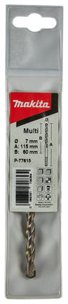 Makita Multiboor 7,0X115X60mm 1/4" – P-77615