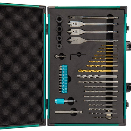 Makita BOOR-/schroefbitset 40-Delig Boor/bitset – P-90255