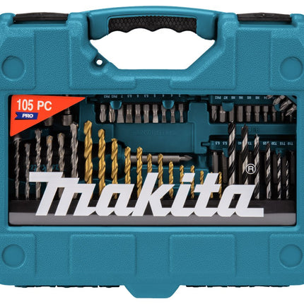 Makita BOOR-/schroefbitset 105-Delig Boor/schroefbit Set – P-90364
