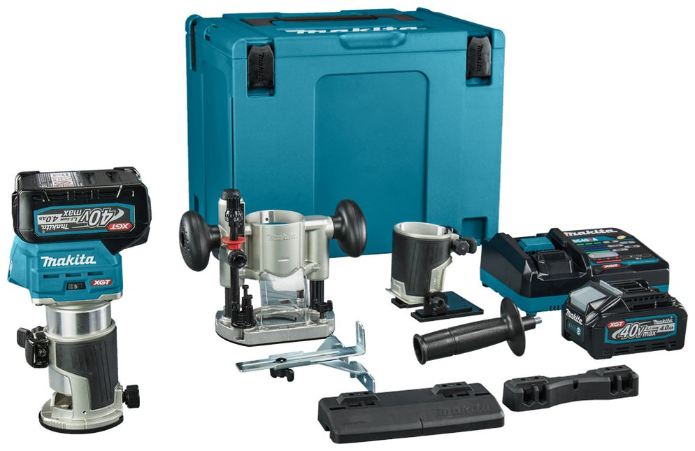 Makita RT001GM206 40V Max Boven- en Kantenfrees