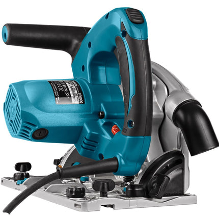 Makita SP6000J1X2 230V Invalcirkelzaag 165mm 2 Geleiderails 230V Set met Geleiderail in Foudraal