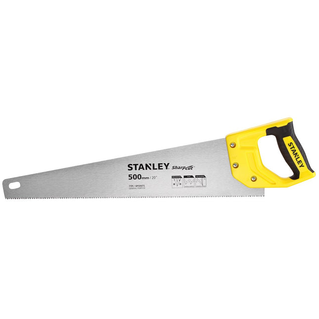 STANLEY UNIVERSEEL ZAAG SHARPCUT 500MM  7T