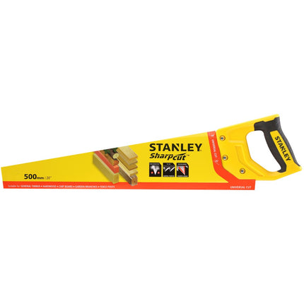 STANLEY UNIVERSEEL ZAAG SHARPCUT 500MM  7T