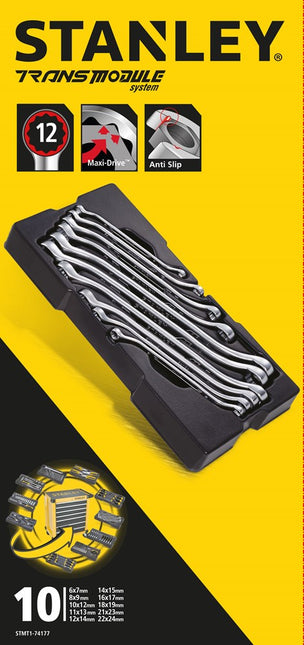 STANLEY TRANSMODULE RINGSLEUTELSET      10-DELIG