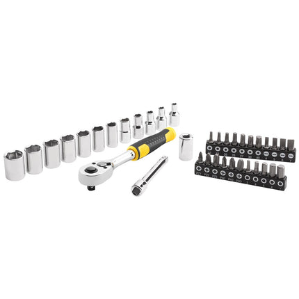 STANLEY DOPSLEUTELSET  COMPACT 1/4