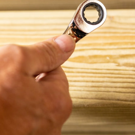 STANLEY RINGSTEEKSLEUTELSET             MET RATELRING 7-DELIG